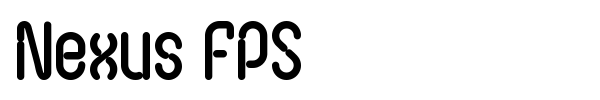 Nexus FPS font preview
